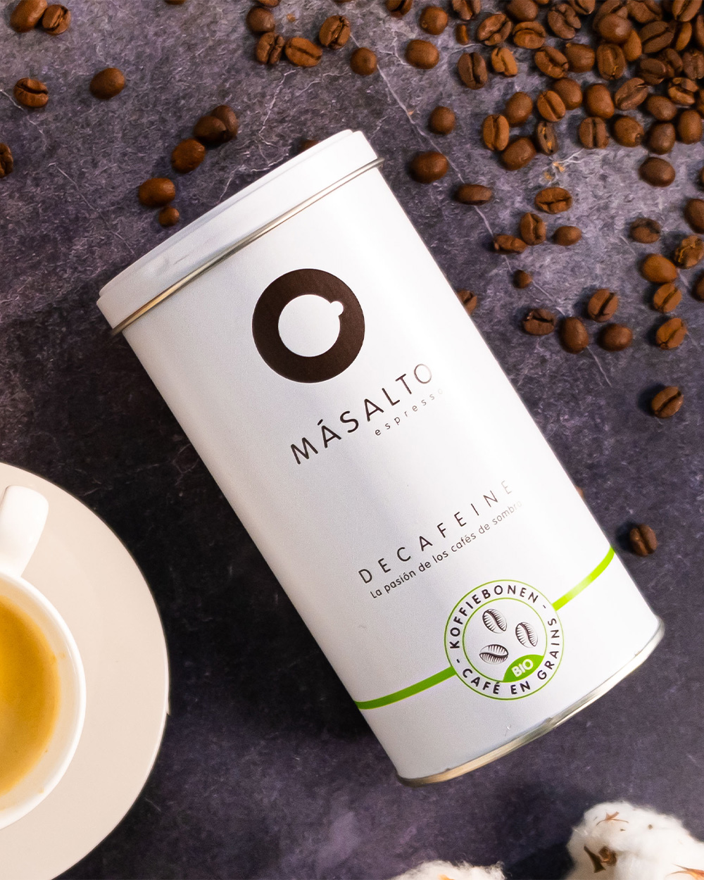 Másalto Cafeïnevrije Koffiebonen – 250g - Afbeelding 2